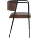 Brenan Bravo Cognac Dining Armchair